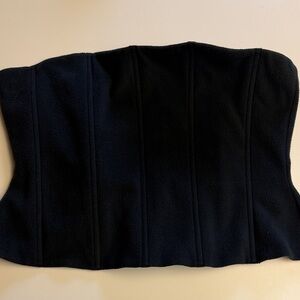 SKIMS Black Outdoor Corset Top 4X